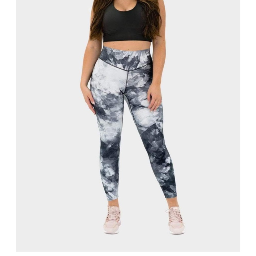 Balance Athletica black tie dye leggings